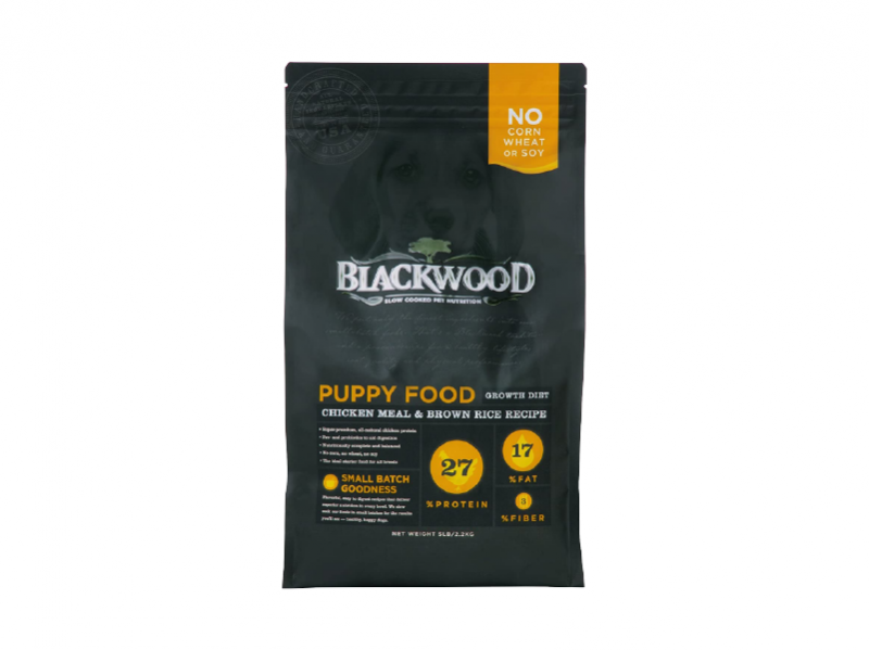 NIMANJA - BLACKWOOD Puppy Food Growth Diet Chicken Meal & Brown